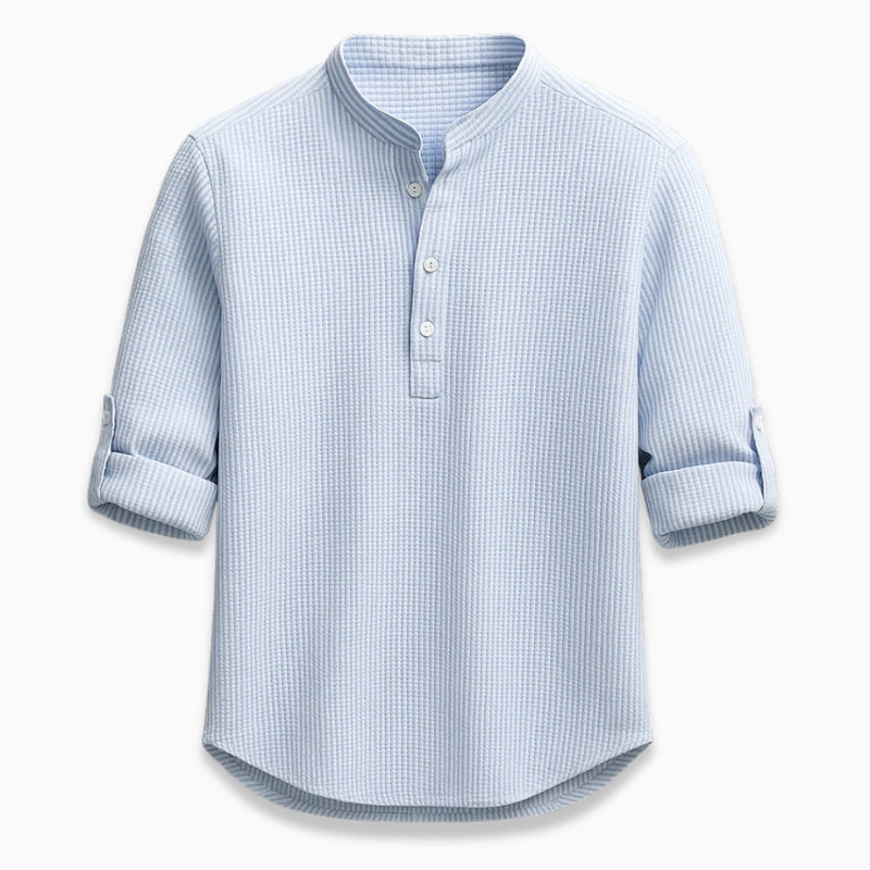 Leonardo Textured Henley Shirt