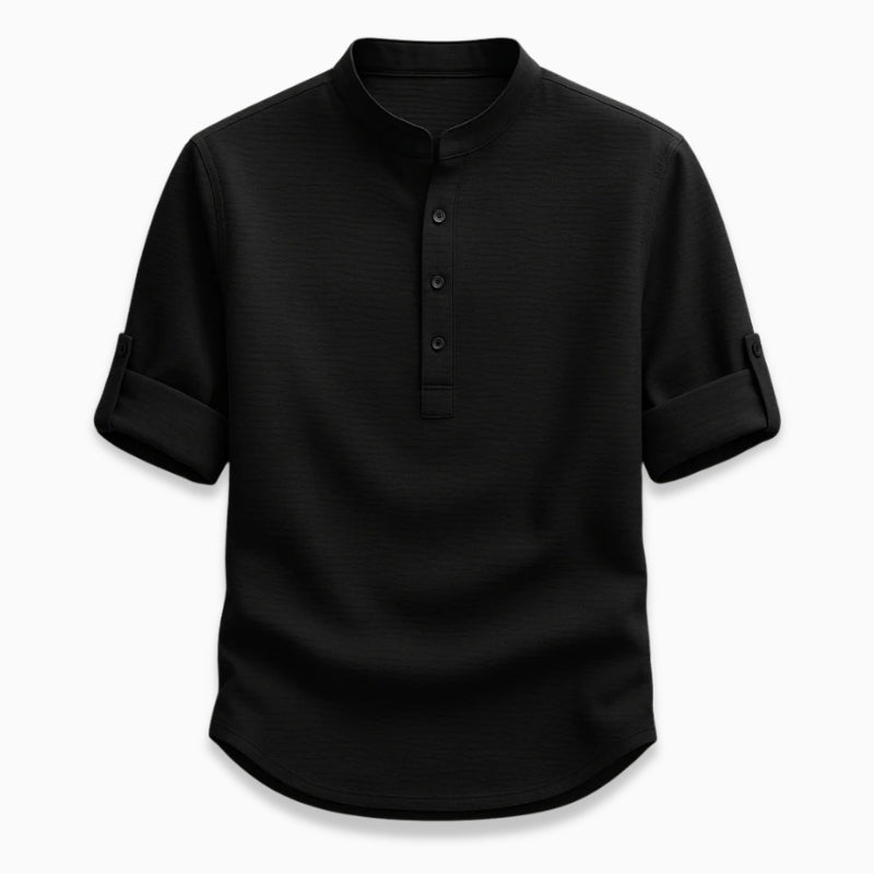 Leonardo Textured Henley Shirt