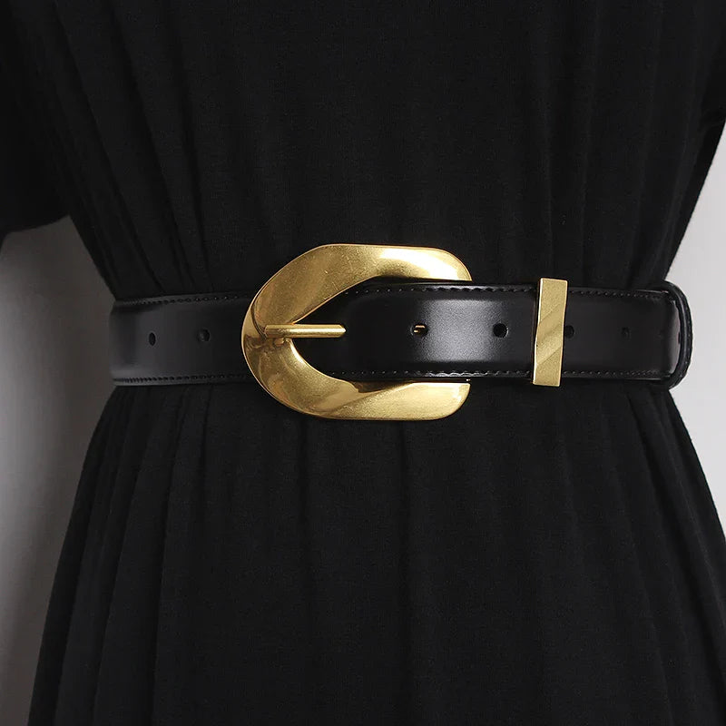 Runway Genuine Leather Waistband Belt
