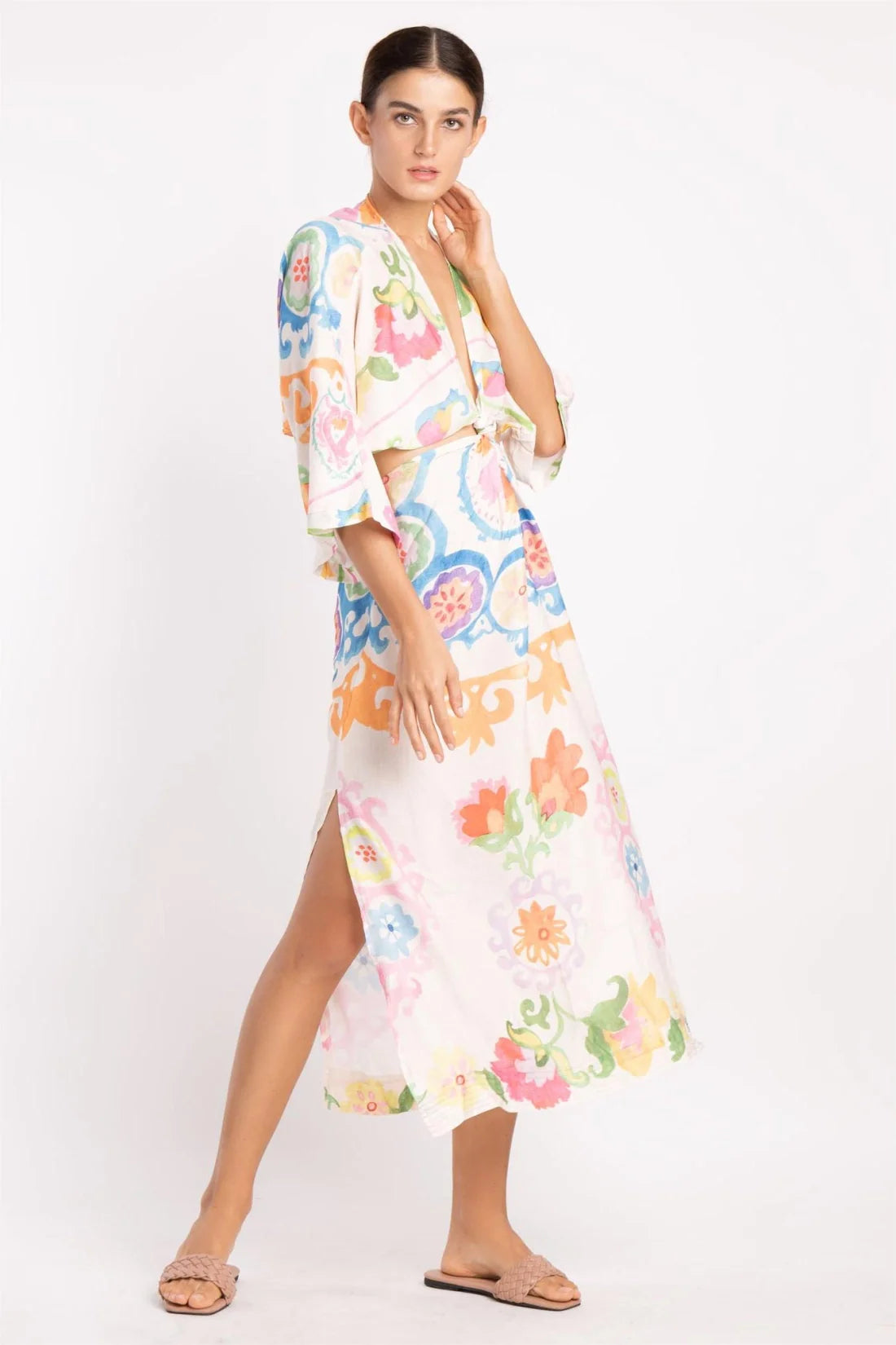 Sabrina Babydoll Linen Dress