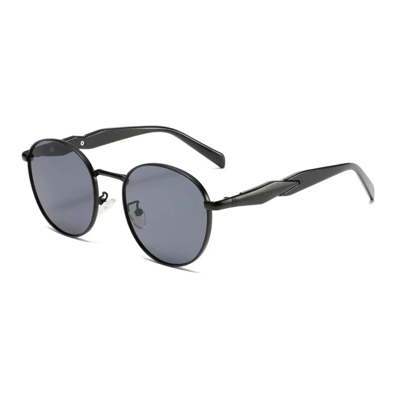 Darven Retro Metal Round Sunglasses