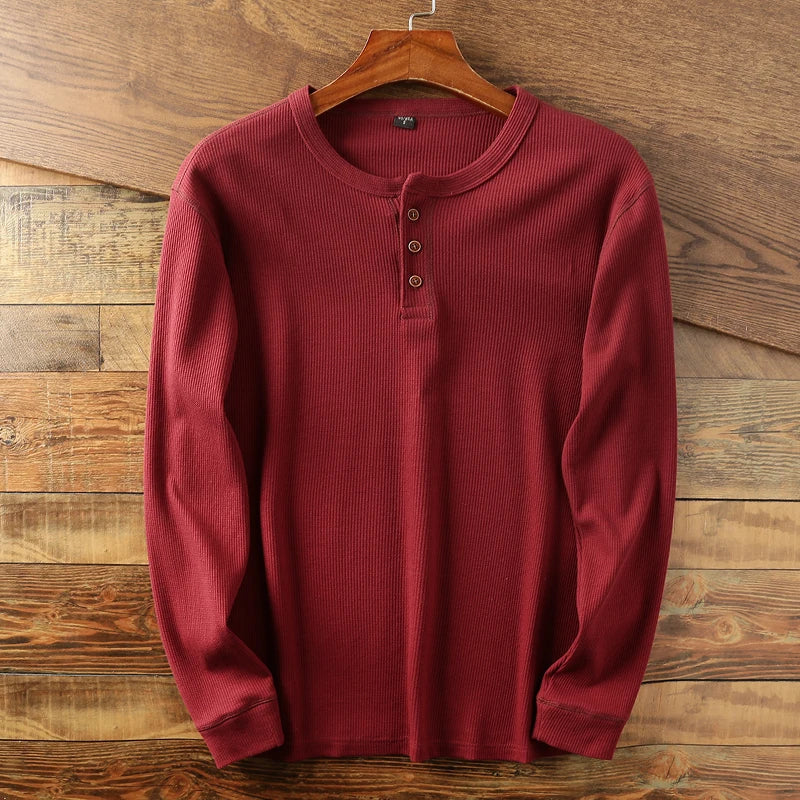 Coleman Waffle-Knit Long Sleeve