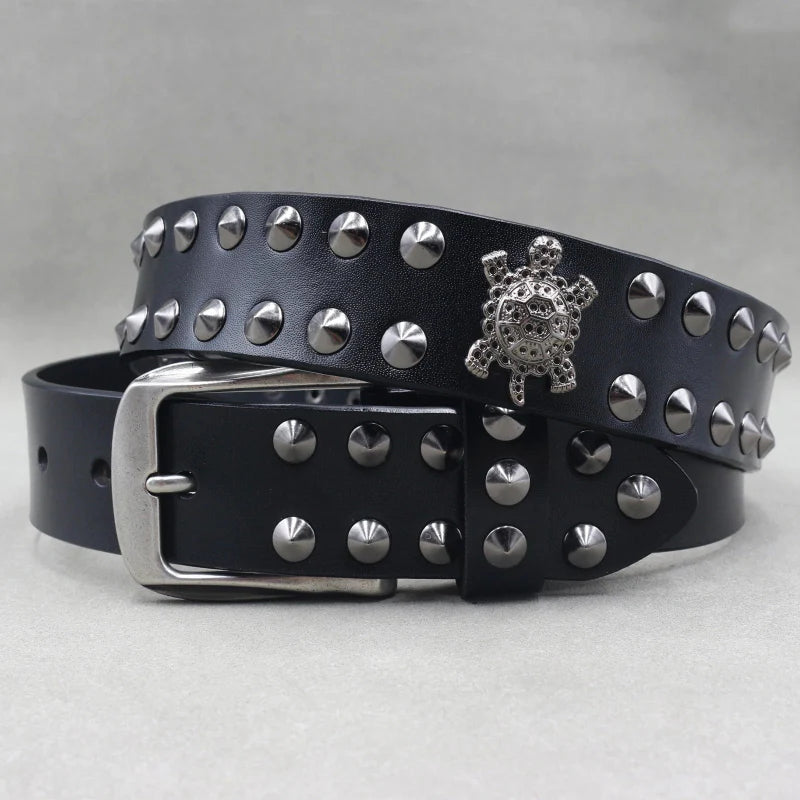 Mercer Studded Leather Belt
