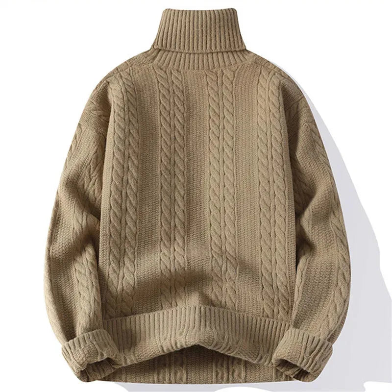 Julien Nord Cable Knit Turtleneck