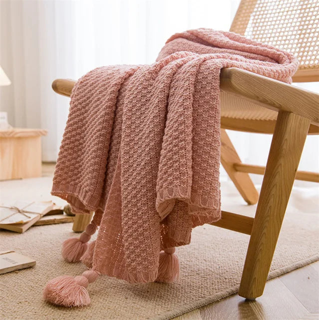 Nordknit Tassle Blanket
