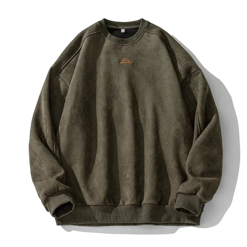 Kivo Suede Pullover