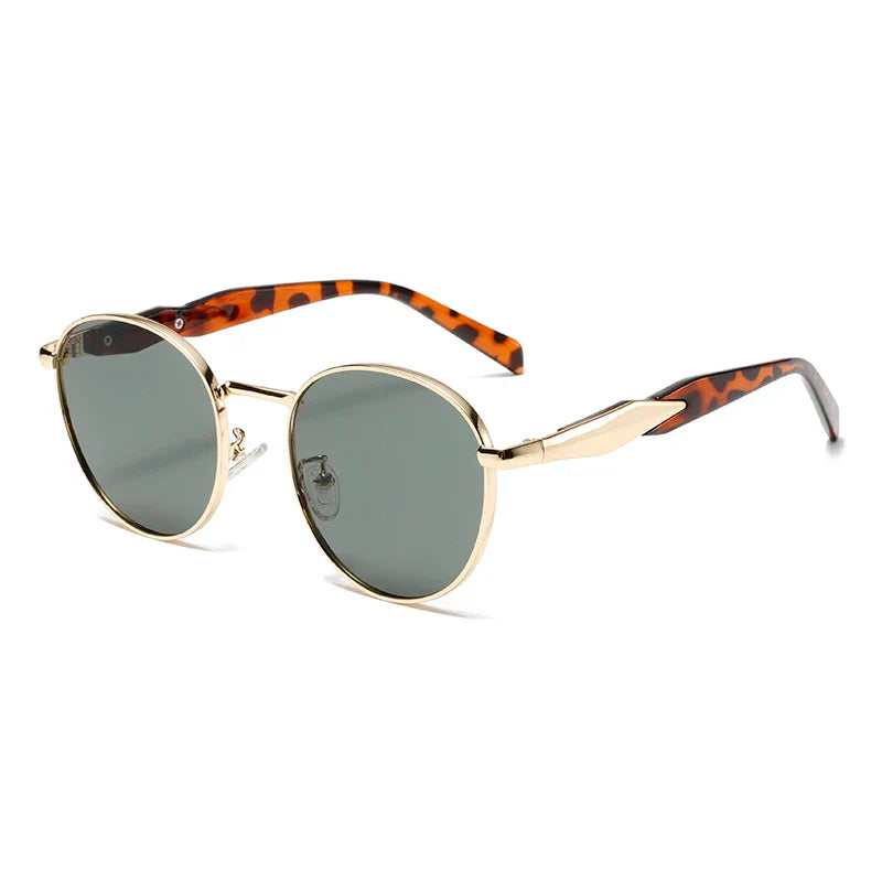 Darven Retro Metal Round Sunglasses