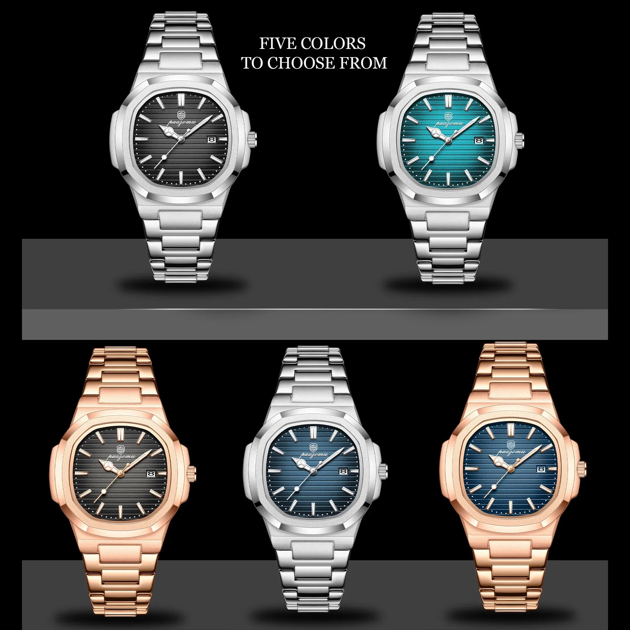Casvian Foundation: Stainless Steel Watch
