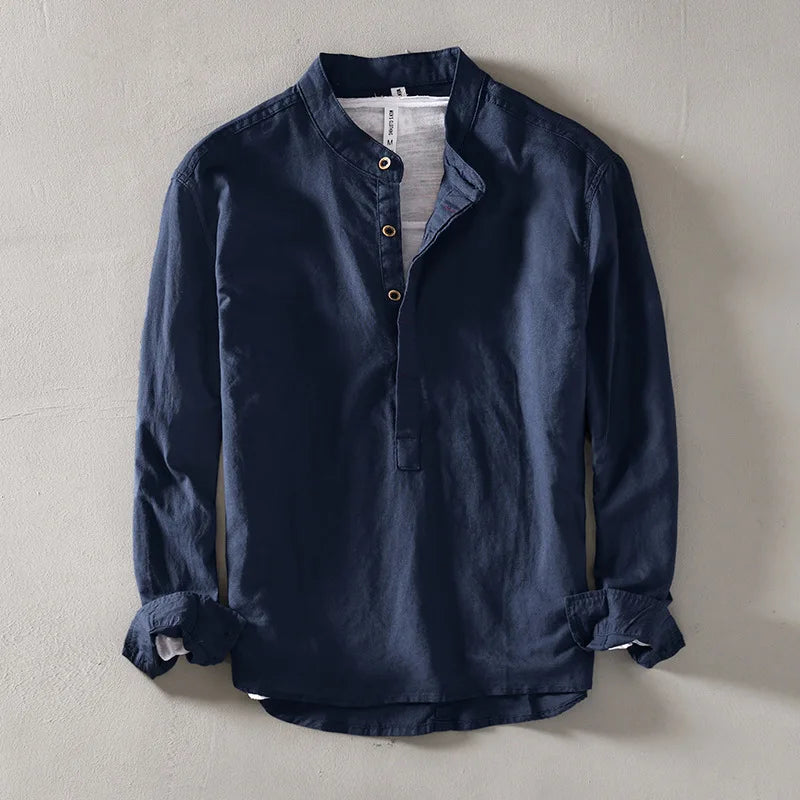 Ren Minimal Linen Shirt