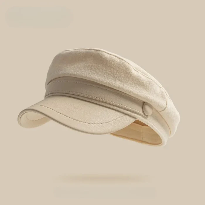 Brimset Parisian Leather Cap
