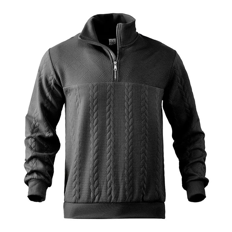 Matthis Textured Knit Half-Zip