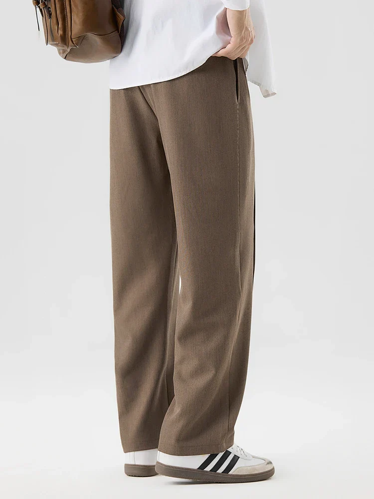 Laurent Pleated Straight Pants