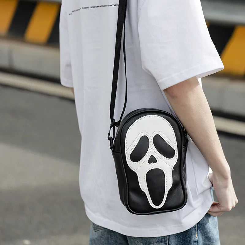 Scream Leather Crossbody Bag