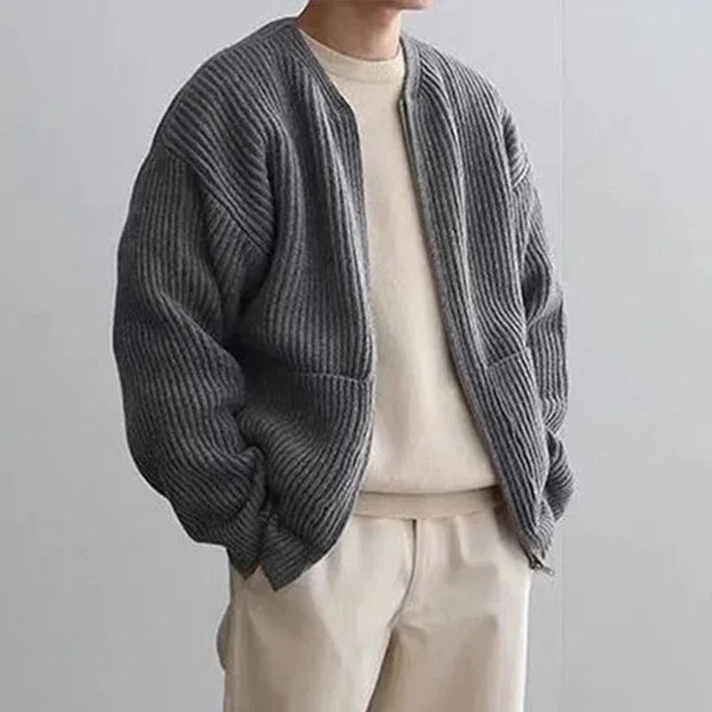 Streamlined Knit Coat
