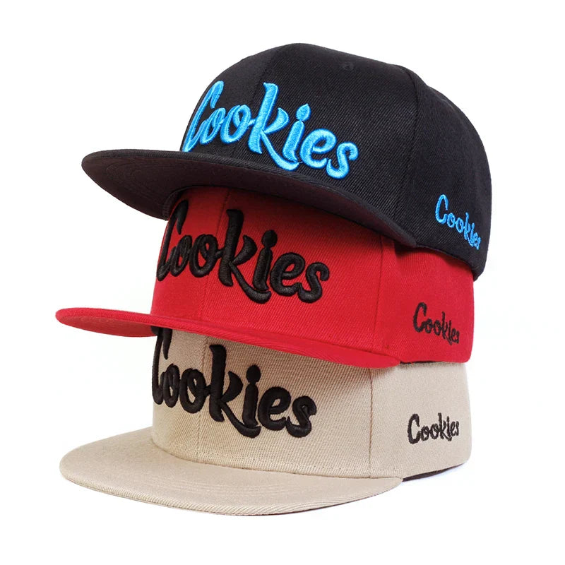 Cookies Embroidered Snapback Hat