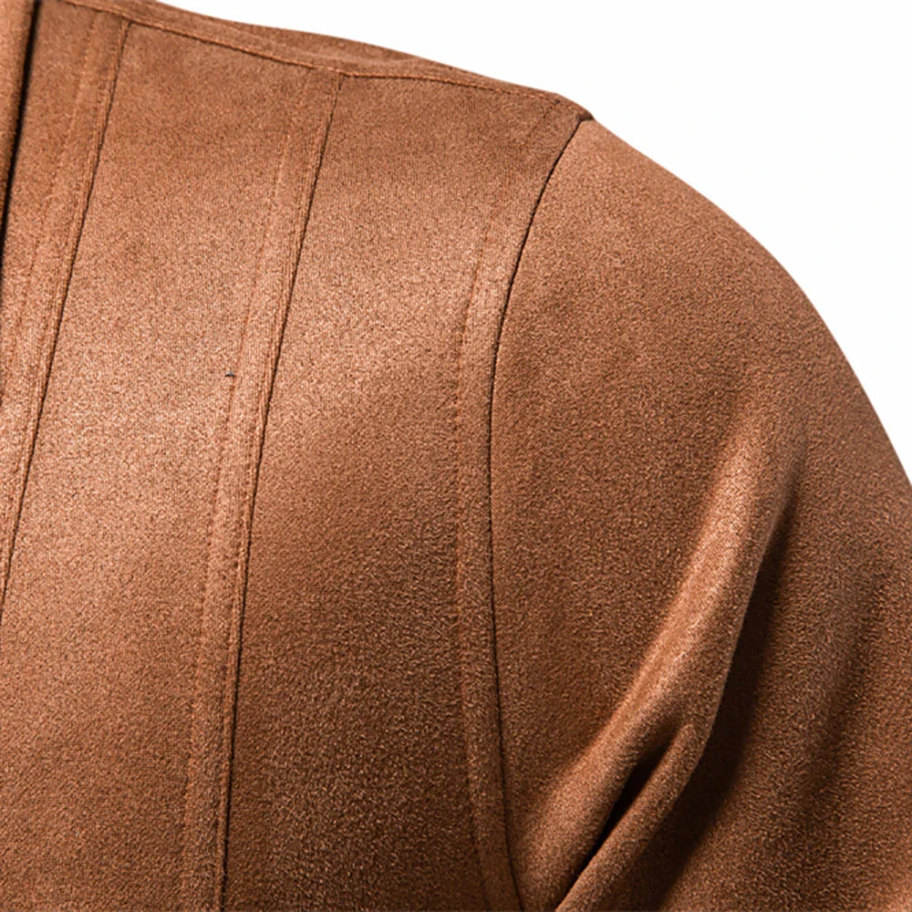 Hudson Suede Trucker Jacket