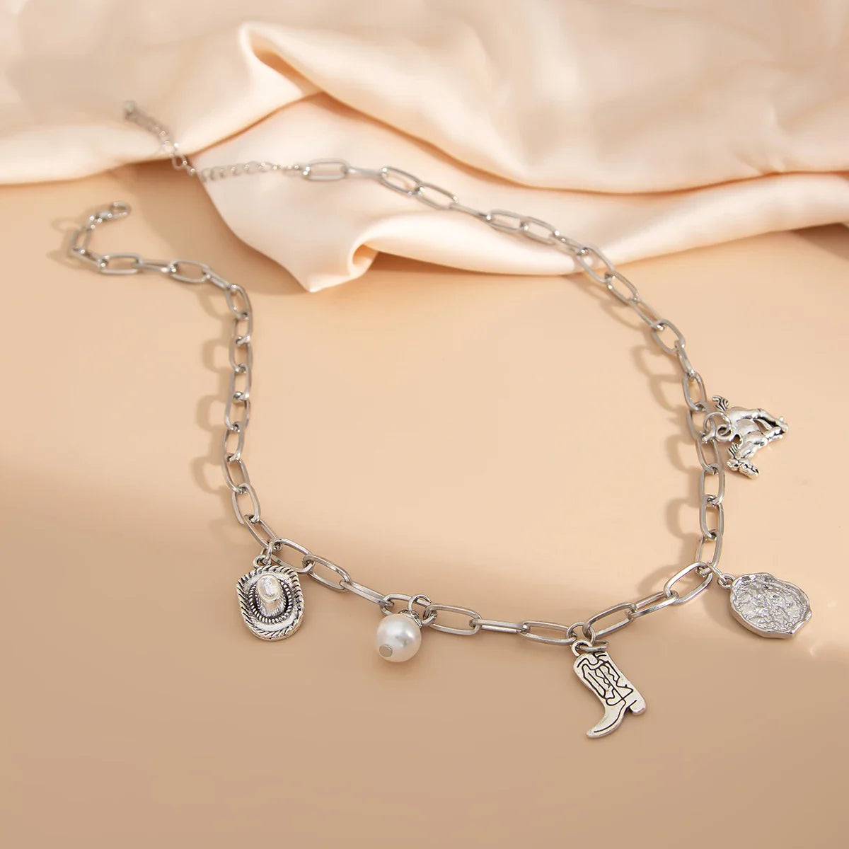 Golden Prairie Charms Choker