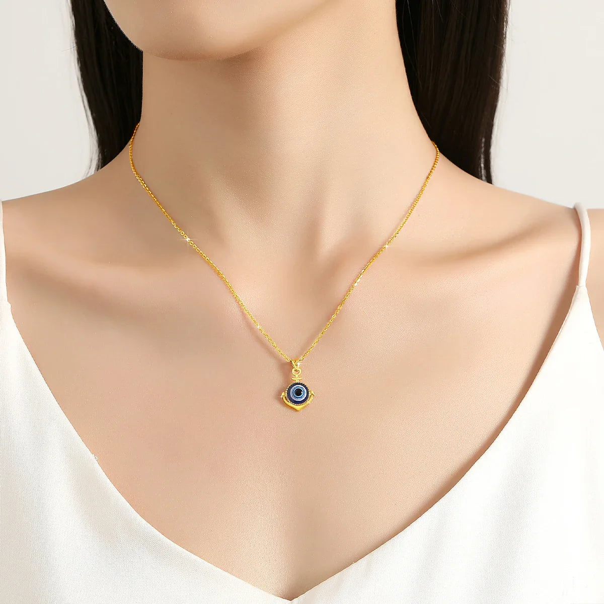 Celestial Eye 18K Gold Evil Eye Necklace