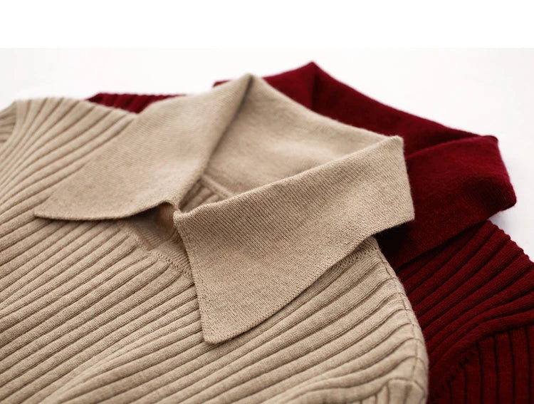 Audrey Wool Blend Polo