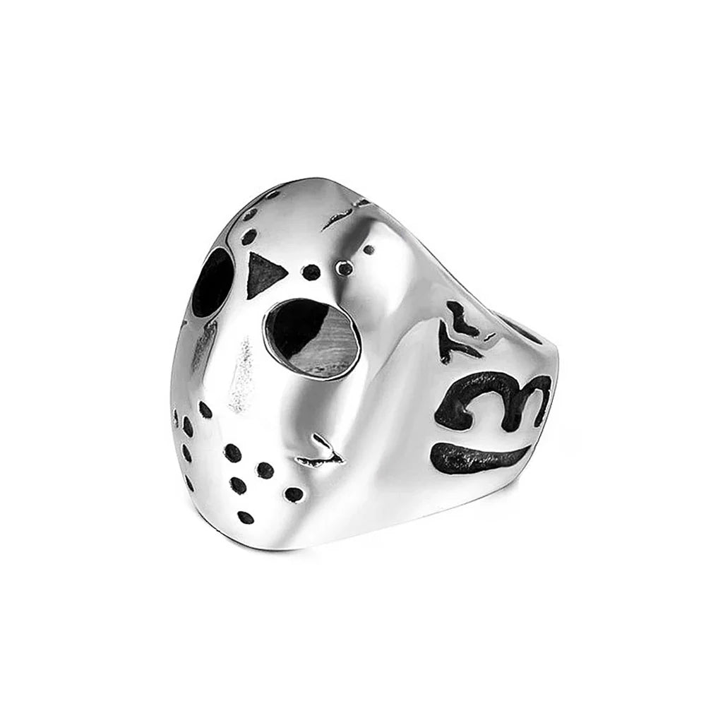 Jason Mask Gothic Ring