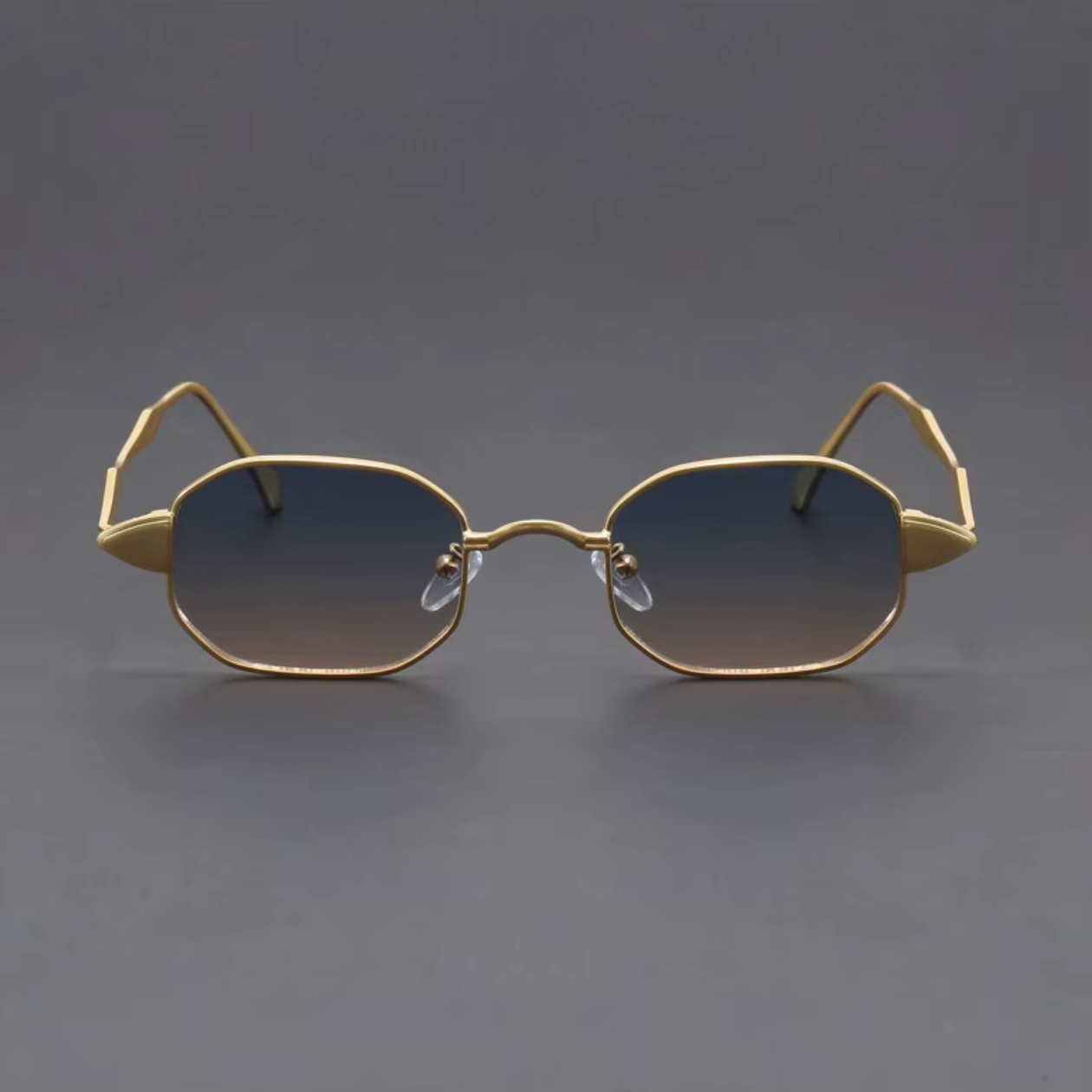 Aurelian Rectangular Metal Sunglasses