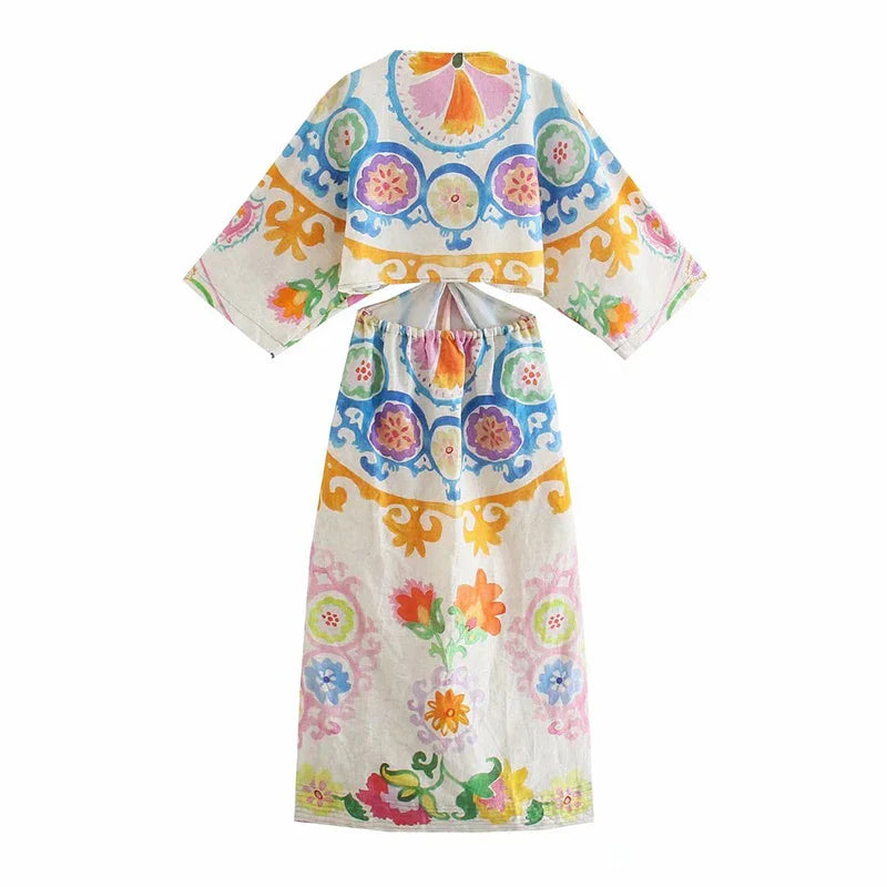 Sabrina Babydoll Linen Dress