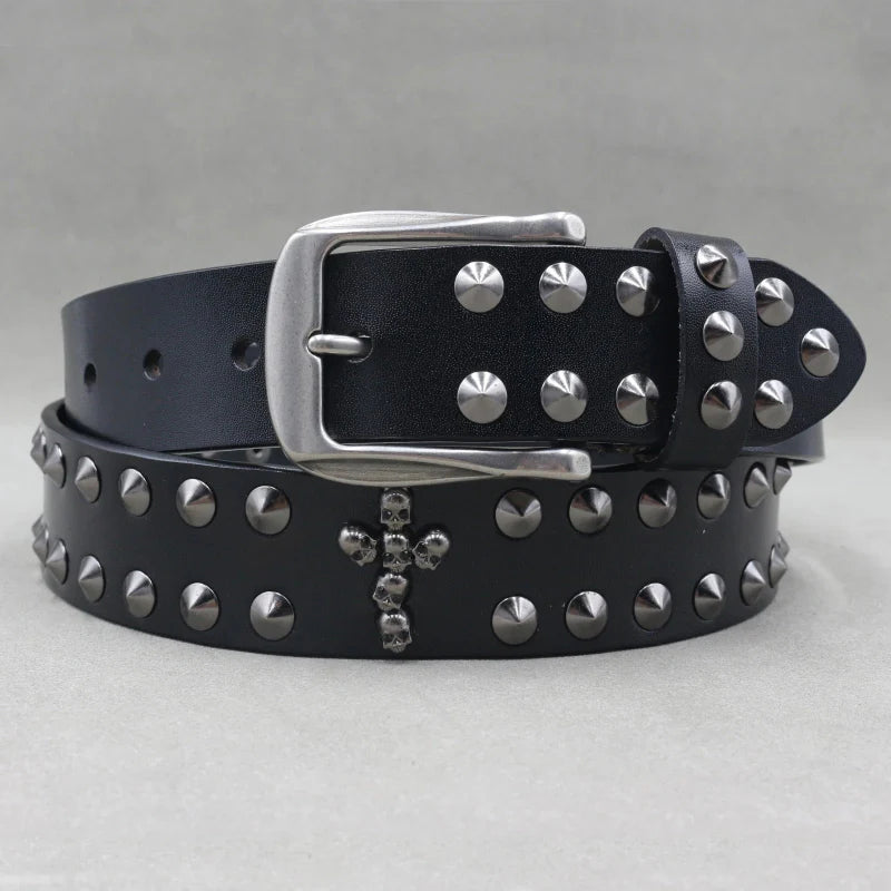 Mercer Studded Leather Belt