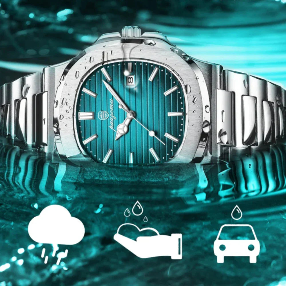 Casvian Foundation: Stainless Steel Watch