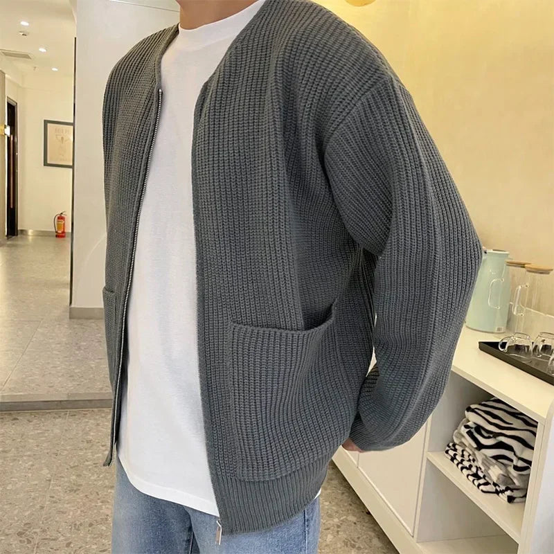 Streamlined Knit Coat