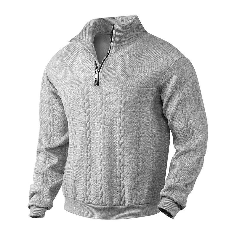 Matthis Textured Knit Half-Zip