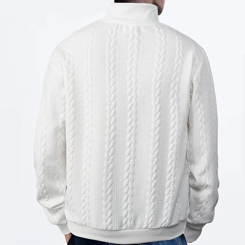 Matthis Textured Knit Half-Zip