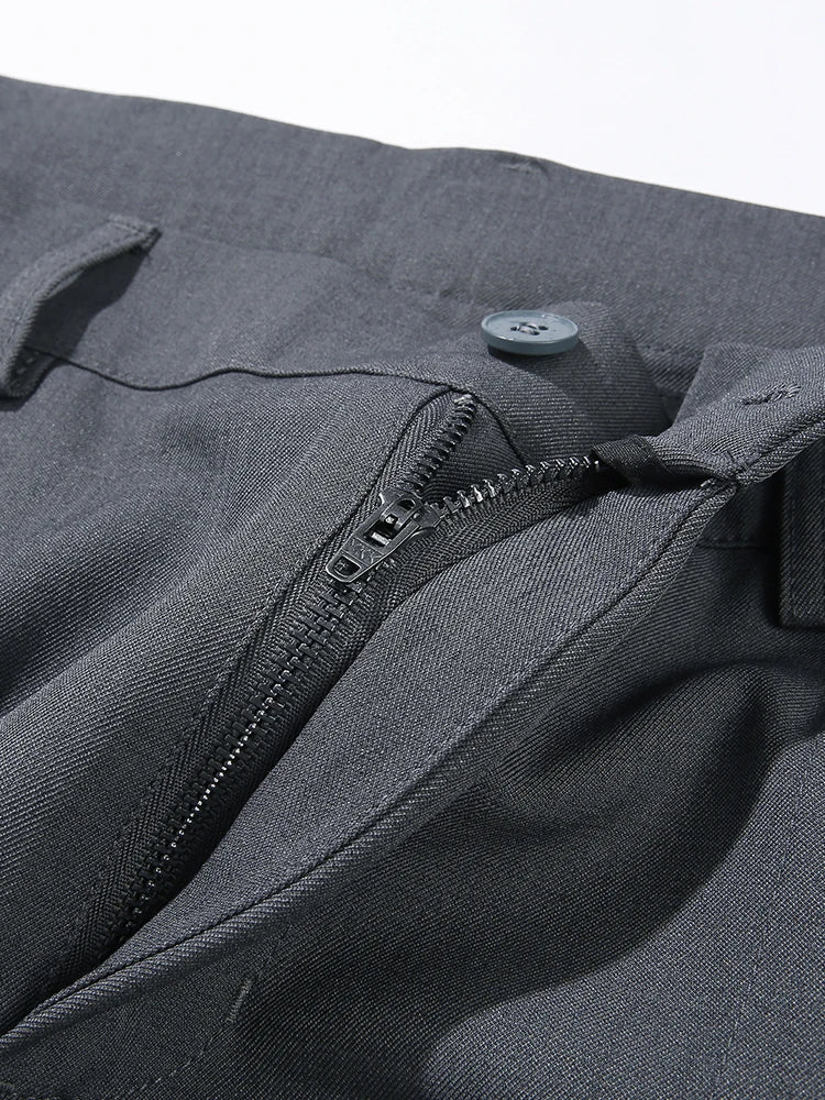 Laurent Pleated Straight Pants