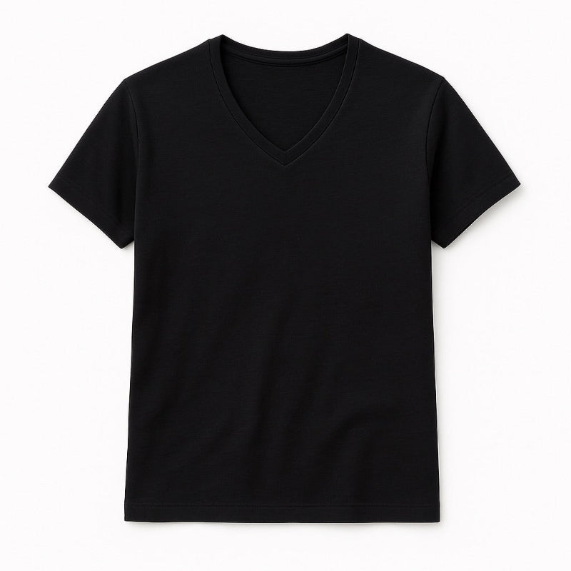 Simone V-Neck Cotton T-Shirt